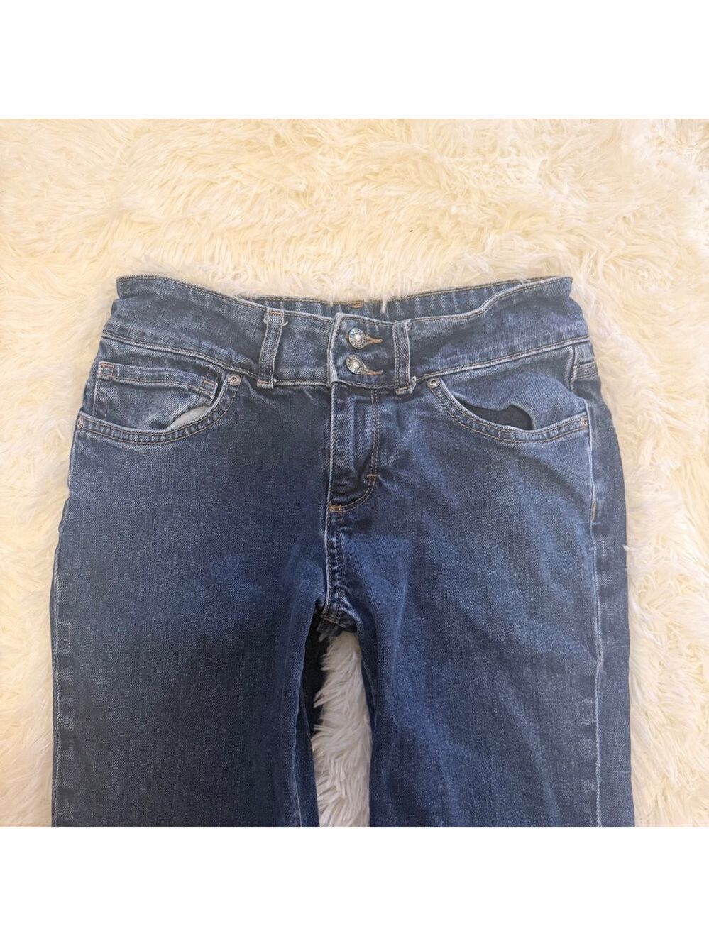 Patagonia Women 27 Dark Wash Bootcut Jeans Low Rise Gorpcore Indie 2000s Vibe - Picture 3 of 5